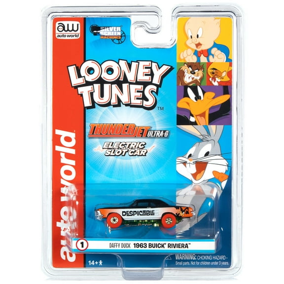 Aw Thunderjet Sc363 R33 Silver Screen Slot Car Daffy Duck 1963 Buick Riviera