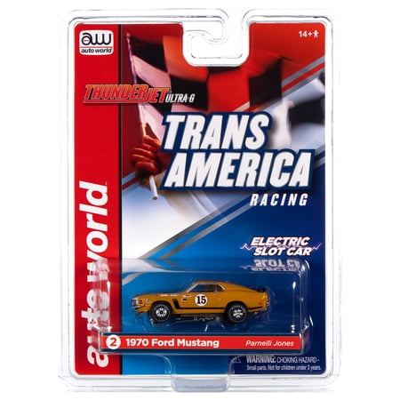 Aw Thunderjet Ultra-G Sc357 R30 Trans America Slot Car 1970 Ford Mustang