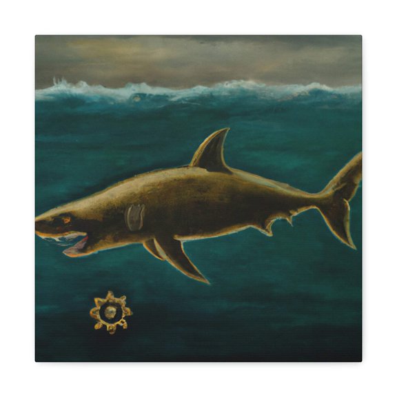 Awaiting Mechanical Leviathan - Canvas