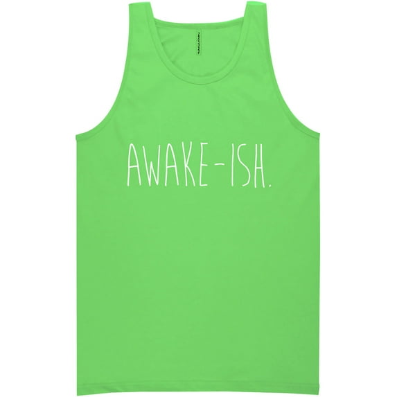 Awake-ish Neon Tank Top