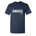 thumbnail image 1 of Awake-ish Sarcastic Humor Graphic Novelty Funny Tall T Shirt, 1 of 1