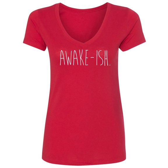 Awake-ish Womens V-Neck T-Shirt