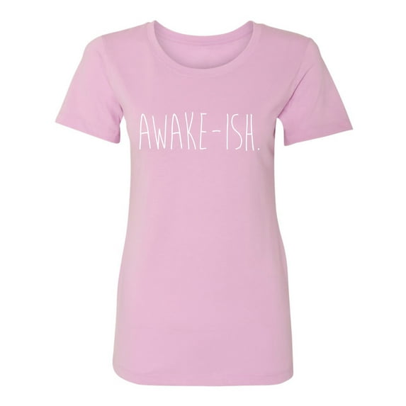 Awake-ish Womens crewneck tee