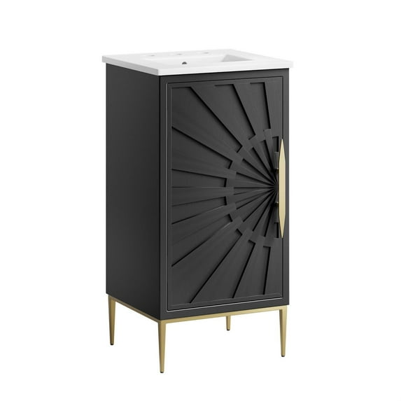 Awaken 18" Bathroom Vanity - Modern, Sleek Design, Durable Solid Wood