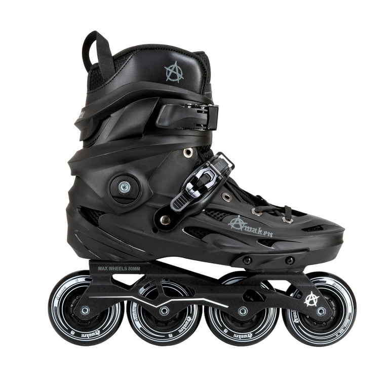 Awaken 4 Wheel Inline Skate Roller Blades (Black, 10