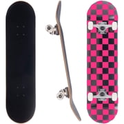 Awaken 8" Complete Skateboard Pink Checkerboard