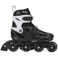 thumbnail image 1 of Awaken Adjustable Size Inline Roller Skates Kids Youth Boys Girls Youth (Youth 4- Kids 6, Black), 1 of 8