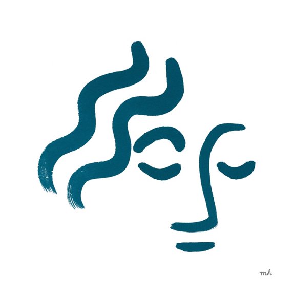 Art.com Awaken I No Color Art Print by Moira Hershey, 16" x 16"