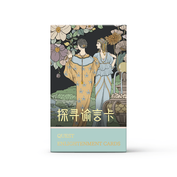 Awakening Enlightenment Cards | 36 cards | Oracle Deck with Traditional Chinese Symbols | Asian-Style Affirmation Cards