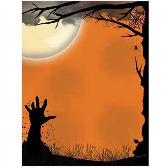 Awakening Halloween Letterhead Laser & Inkjet Printer Paper, 100 pack (olh442)