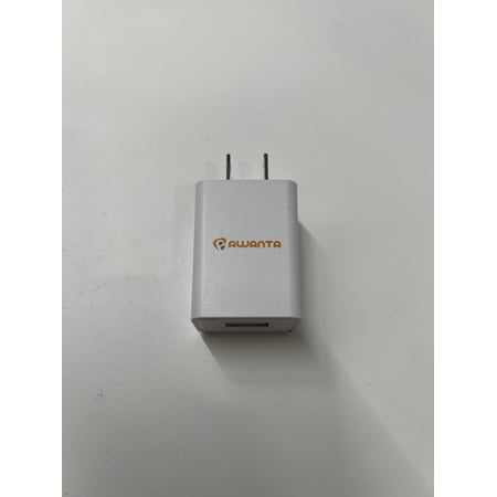 Awanta 1A/5W Single Port USB wall Charger UL AWA-3501WH - White
