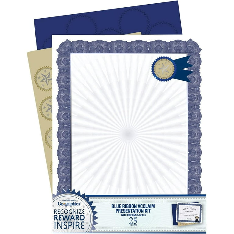 Blank Certificate Seal