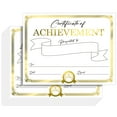 thumbnail image 1 of Award Certificate Paper, Gold Foil Blank Certificate of Achievement Paper Sheet for Students, School. Laser and Inkjet Printer Friendly, 8.5 x 11 inches,30 Counts, 1 of 7