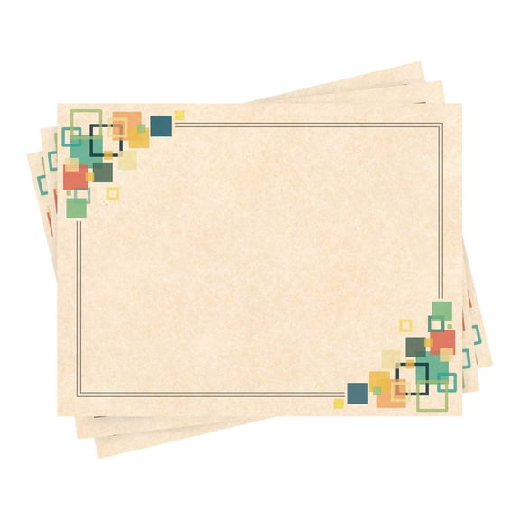 Award Certificates Cardstock - Blank Parchment Recycled Diploma Card Stock Paper - Letter Size, 8.5 x 11 - 10 Sheets per Pack - Laser & Inkjet Printer Compatible (Natural)