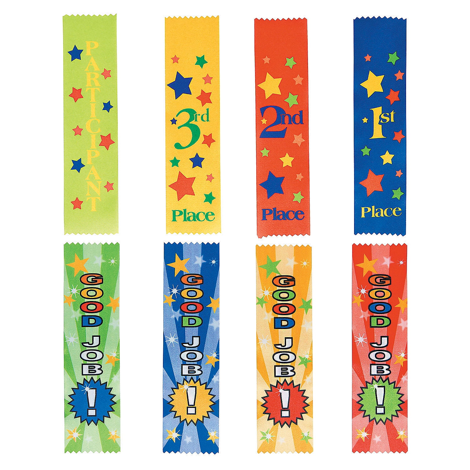 Award Ribbon Assortment, Stationery, Party Supplies, 60 Pieces
