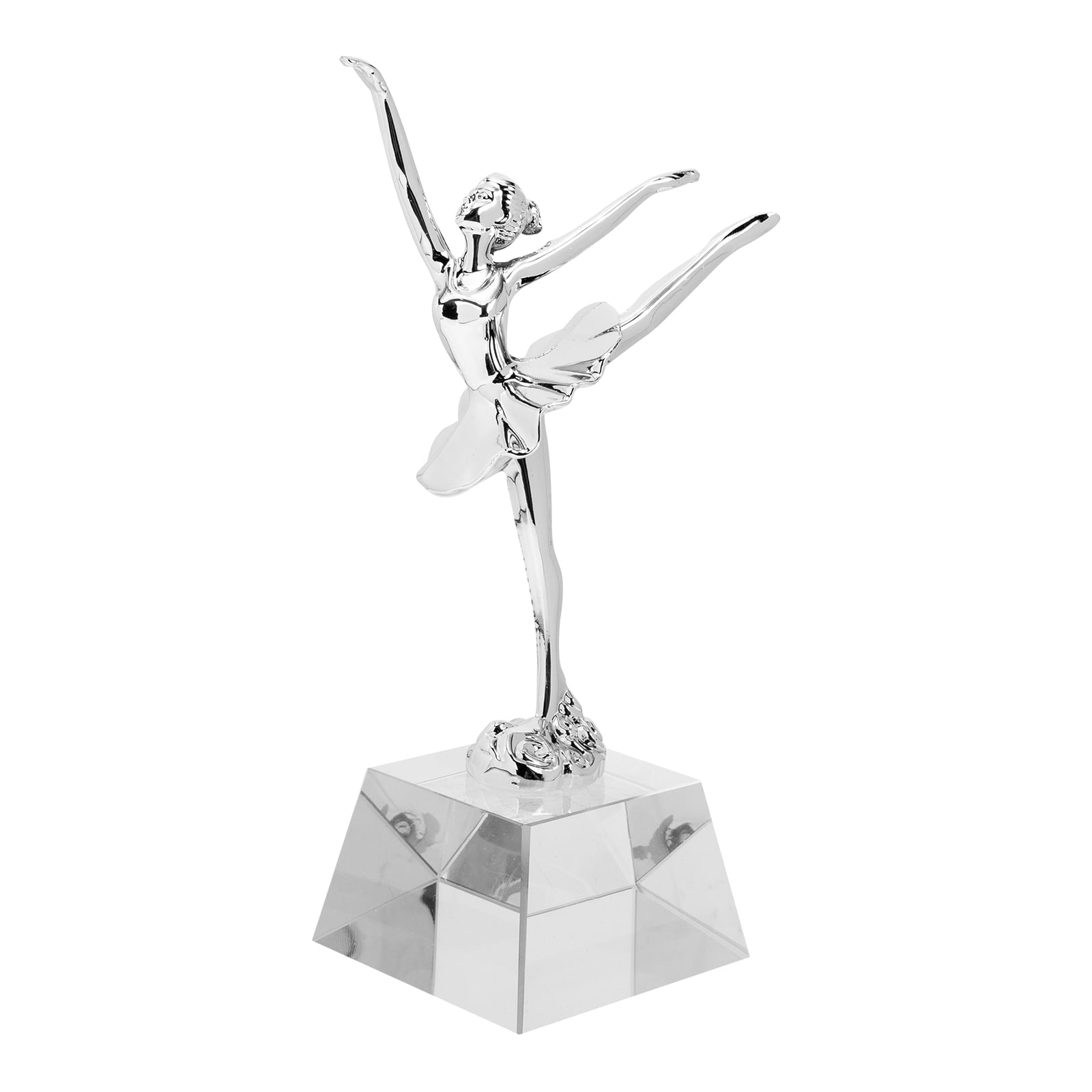 Award Trophy Ballet Dance Trophy Cup Silver Award Trophy Model Crystal Trophy for Kids