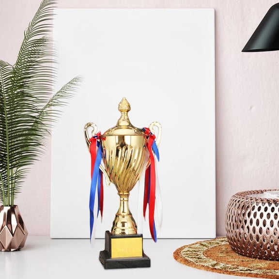 Award Trophy Rewards Large Trophy Metal Trophy Cup Keepsake for Celebration Event Football Soccer Baseball Competition 29cm