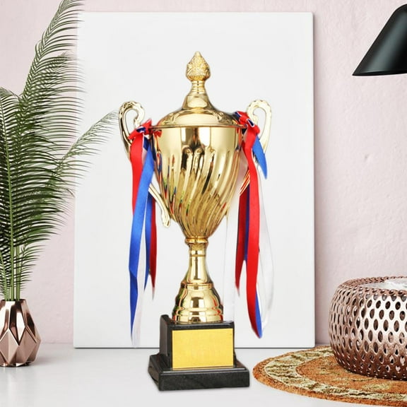 Award Trophy Rewards Large Trophy Metal Trophy Cup Keepsake for Celebration Event Football Soccer Baseball Competition 45cm