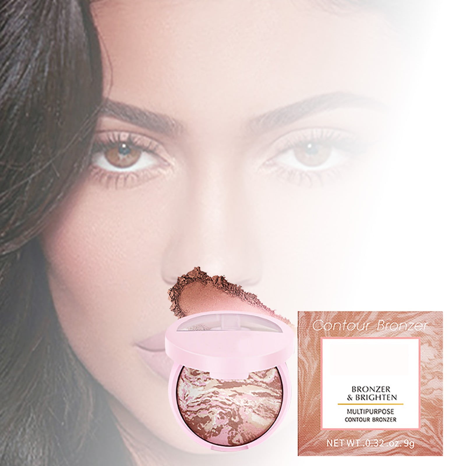 Award Winning Baked N Brighten Color Correcting Powder Foundation Light