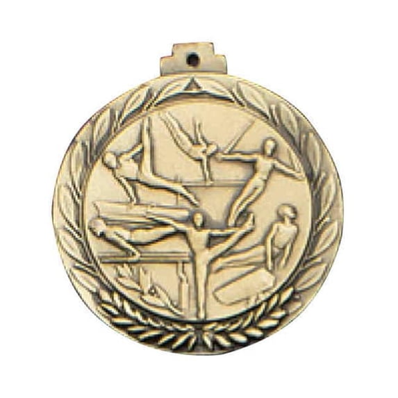 Awards Etc. AGYMM2 GYMNASTICS MALE2 MEDALLION with RIBBON - Pack of 100
