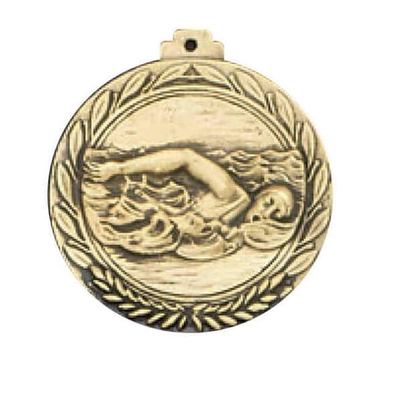 Awards Etc. ASWFF SWIM FEMALE MEDALLION with RIBBON - Pack of 100