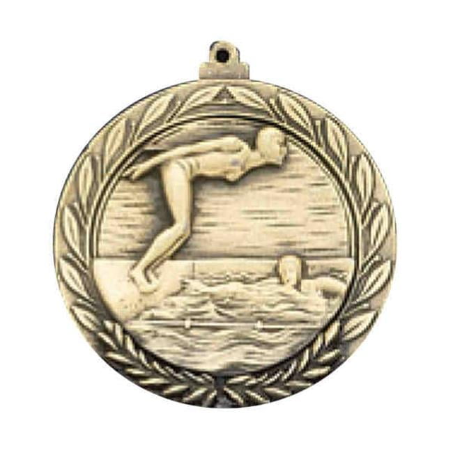 Awards Etc. ASWFR SWIM RELAY FEMALE MEDALLION with RIBBON - Pack of 100