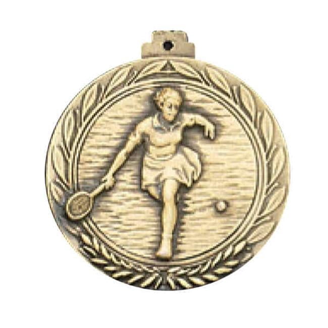 Awards Etc. ATENF TENNIS FEMALE MEDALLION with RIBBON - Pack of 100