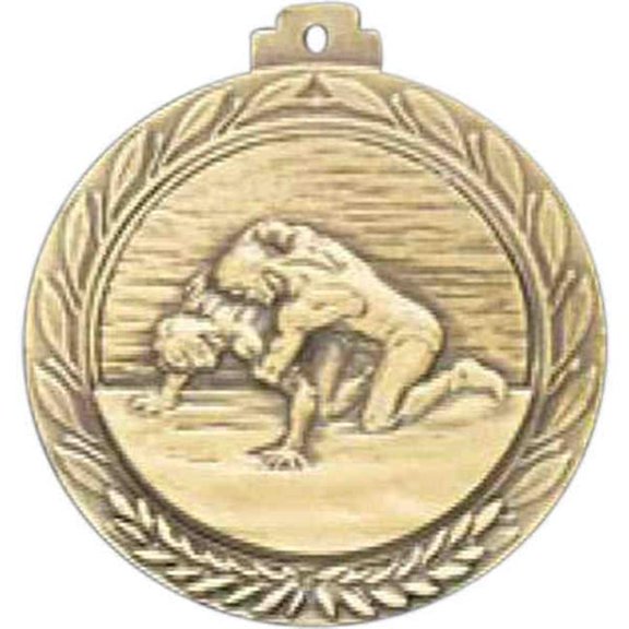 Awards Etc. AWRE2 WRESTLING 2 MEDALLION with RIBBON - Pack of 100