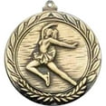 thumbnail image 1 of Awards Etc.  FIGURE SKATING FEMALE MEDALLION with RIBBON - Pack of 100, 1 of 1