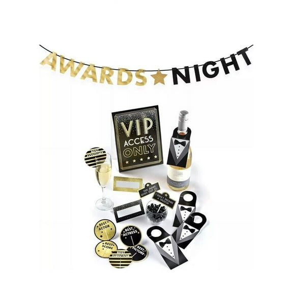 Amscan Awards Night Hollywood Movie Prom Theme Party Decorating Kit, New