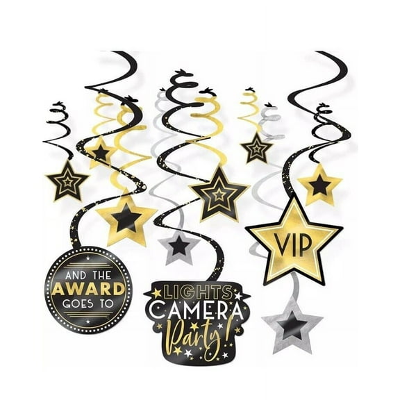 Awards Night Spiral Decoration Kit with Cutouts