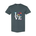 thumbnail image 1 of Awareness Family Love For A Proud Autism Mom And Dad Support Unisex T-Shirt, for men & women, up to size 5XL, 1 of 2