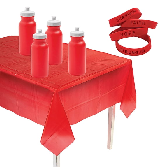 Awareness Giveaway Table Kit Red - 99 Pieces