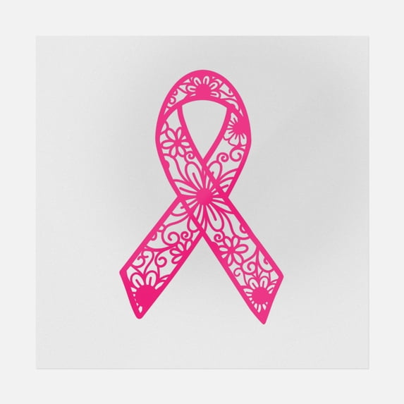 Awareness Ribbon Mandala Transfer