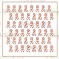 thumbnail image 1 of Awareness Ribbon Pattern Stencil, 1 of 1