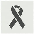 thumbnail image 1 of Awareness Ribbon Solid DIY Cookie Wall Craft Stencil - 4.5 Inch, 1 of 5