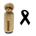 thumbnail image 1 of Awareness Ribbon Solid Rubber Stamp for Scrapbooking Crafting Stamping - Mini 1/2 Inch, 1 of 7