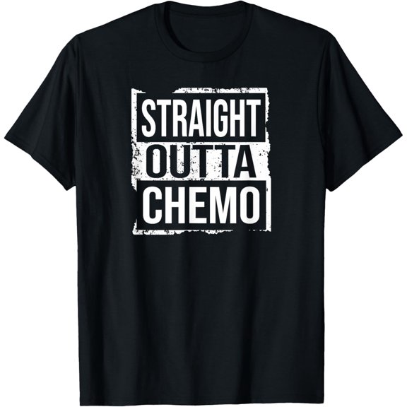 Awareness T-Shirt Straight Outta Chemo Cancer Survivor Cancer Battle mens t shirt，black，women，funny，misfits，men，journey