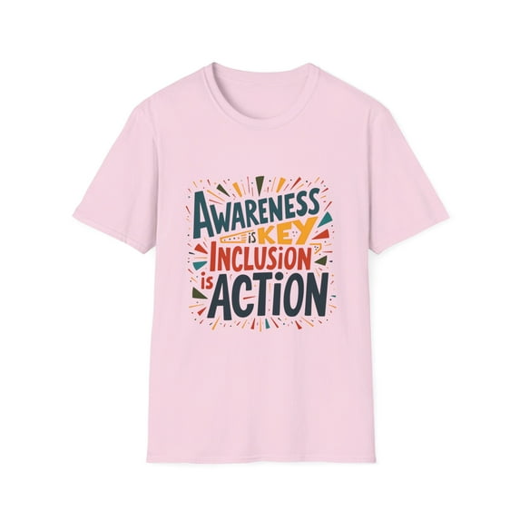 Awareness is Key Inclusion is Action T-Shirt