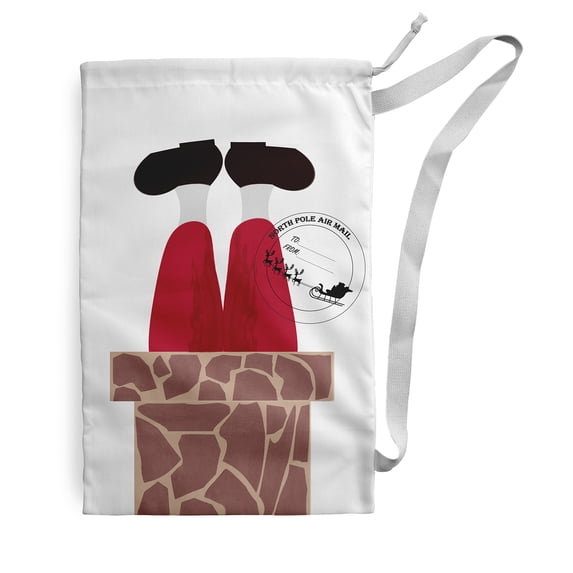 Away He Goes Santa Sack