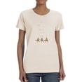 thumbnail image 1 of Away In A Manger I T-Shirt Women -Victoria Barnes Designs, Female Large, 1 of 4