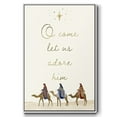 thumbnail image 1 of Away in a Manger Collection B - Framed Gallery Wrapped Holiday Canvas - 25 x 37 - White Frame, 1 of 8