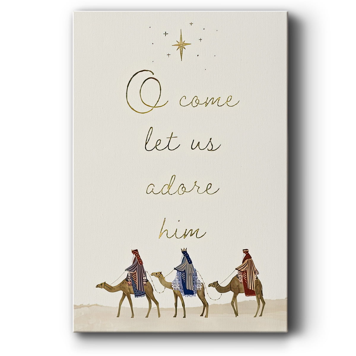 Away in a Manger Collection B- Gallery Wrapped Canvas