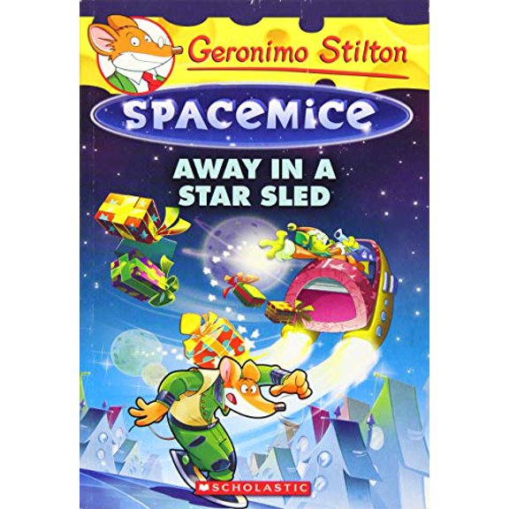 Pre-Owned Away in a Star Sled (Geronimo Stilton Spacemice #8): Volume 8 (Paperback) 1338032860 9781338032864