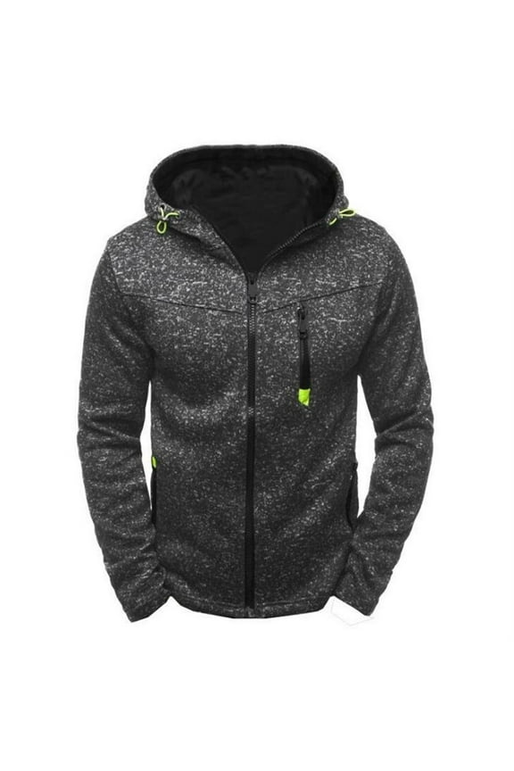 Awdenio 2021 New Men's Hoody Zipper Slim Hoodies Sweatshirts Pullover Coat Jacket, Size S-4XL