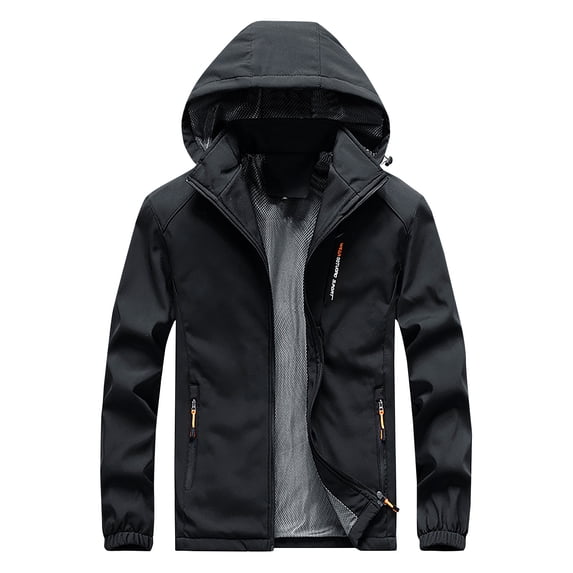 Awdenio Athletic Men's Sweatshirt, Men's, Dirt-proof, Wind-proof, Tear-resistant Zipper Casual Warm Jacket