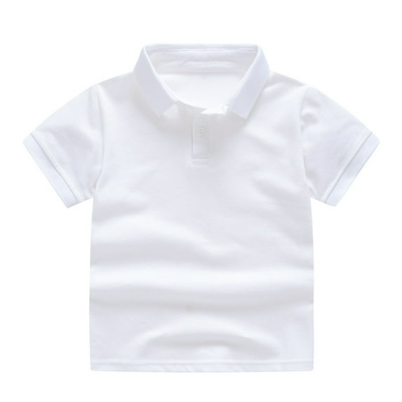 Awdenio Baby Girls' Clothing , Children's Summer Solid Color Short-sleeved Top Men's and Women's Big Children's Solid Color T-shirt