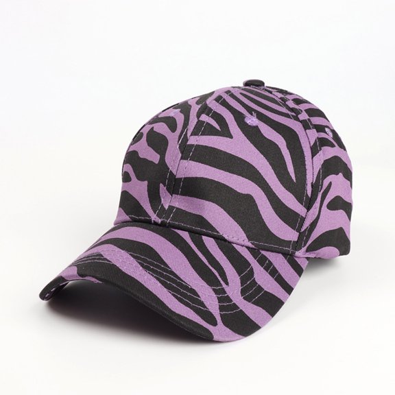Awdenio Baseball Cap Mens and Women Fashion Baseball Cap Adjustable Classic Low Zebra Printed Hat Unconstructed Cap