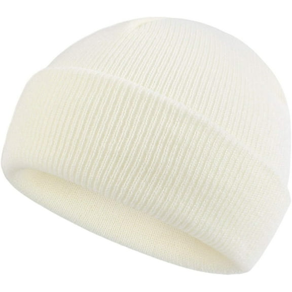 Awdenio Beanies Hats Classic Winter Knit Kids Hat Skull Cap for Toddler Boys Fisherman Beanie