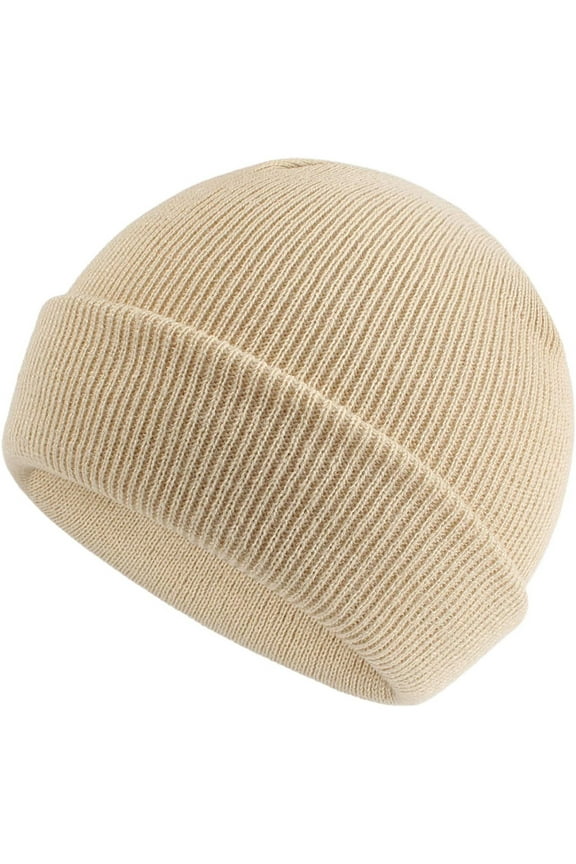 Beanies Hats Classic Winter Knit Kids Hat Skull Cap for Toddler Boys Fisherman Beanie